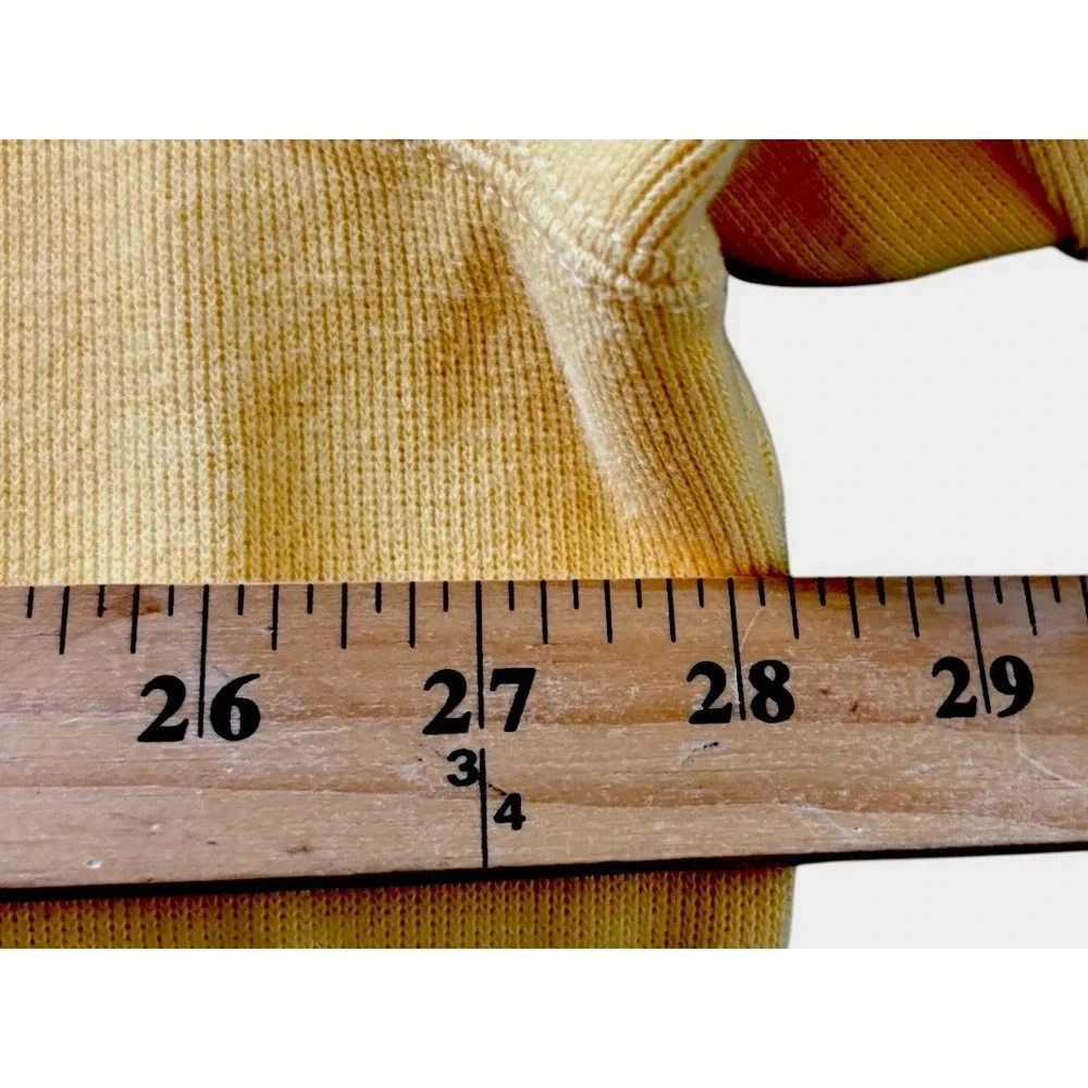 Polo Ralph Lauren Pullover Mens 2XLT Big & Tall Yellow Luxury Quarter-Zip Cotton